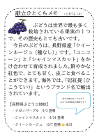 7日（火）_【旬の食材】　クイーンルージュ.pdfの1ページ目のサムネイル