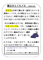9月8日（火）_【旬の食材】 　ナガノパープル.pdfの1ページ目のサムネイル